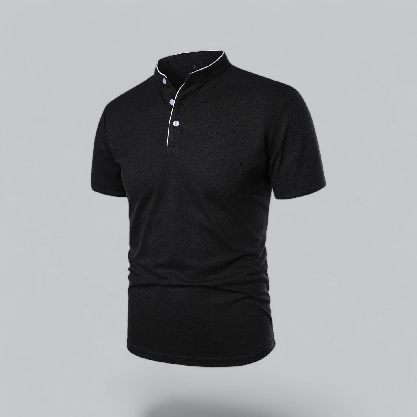 Polo sans col pour hommes – Style classique pour toutes les occasions