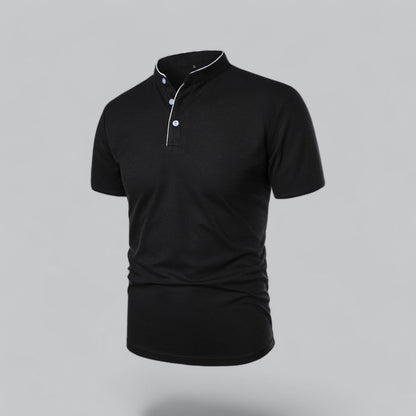 Polo sans col pour hommes – Style classique pour toutes les occasions
