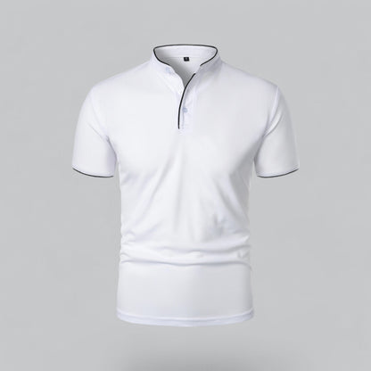Polo sans col pour hommes – Style classique pour toutes les occasions
