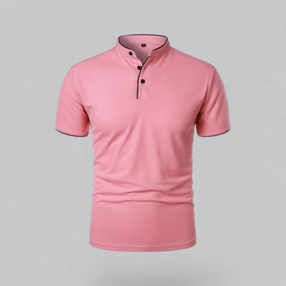 Polo sans col pour hommes – Style classique pour toutes les occasions
