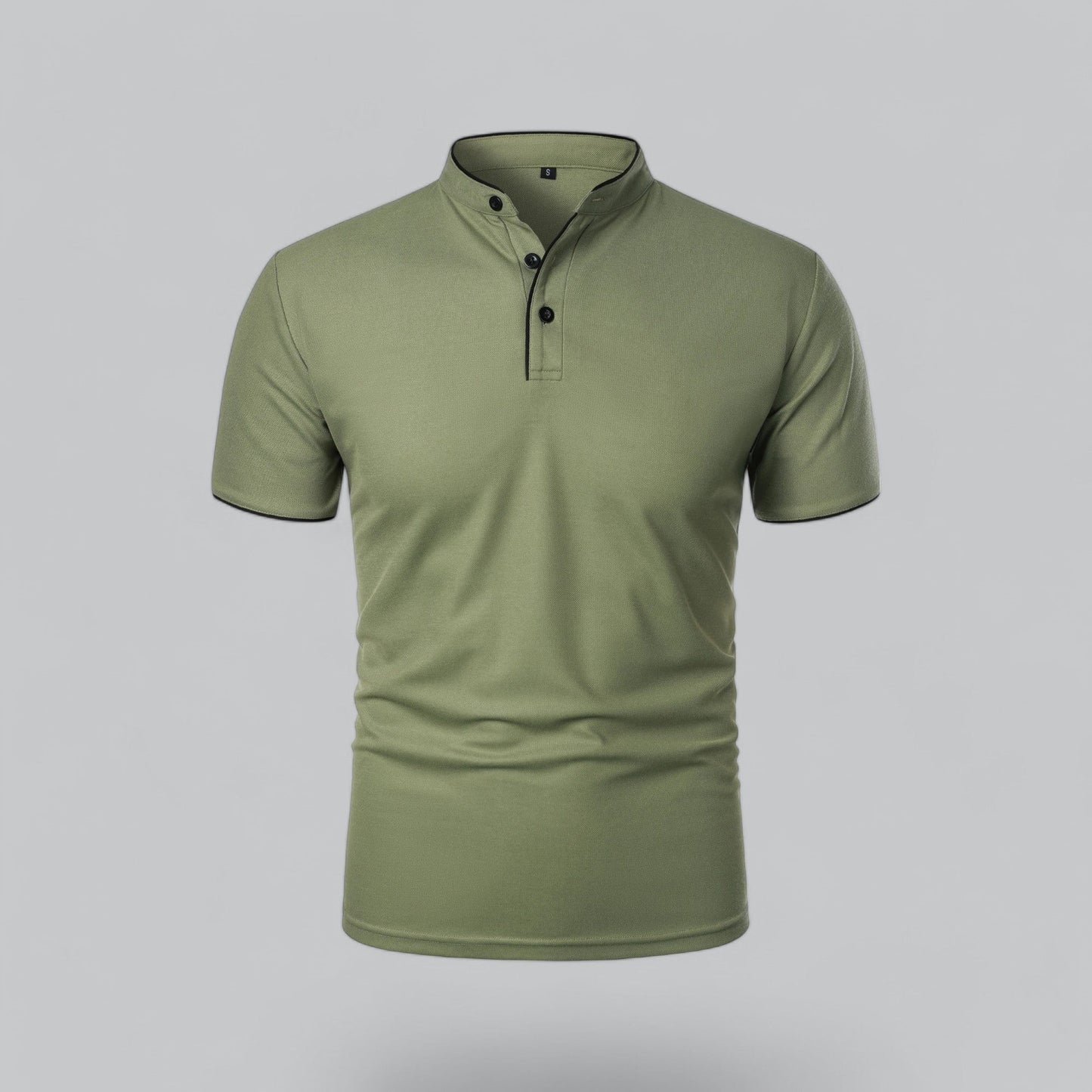 Polo sans col pour hommes – Style classique pour toutes les occasions