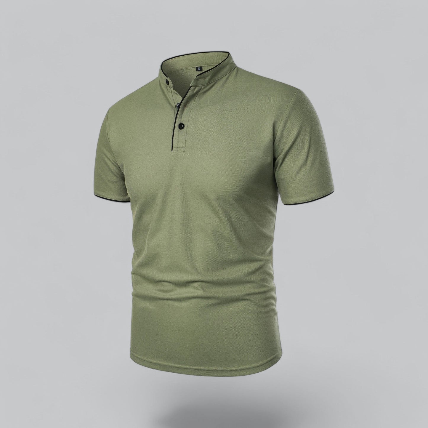 Polo sans col pour hommes – Style classique pour toutes les occasions