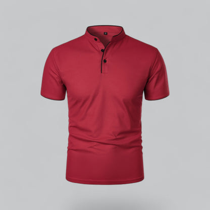 Polo sans col pour hommes – Style classique pour toutes les occasions