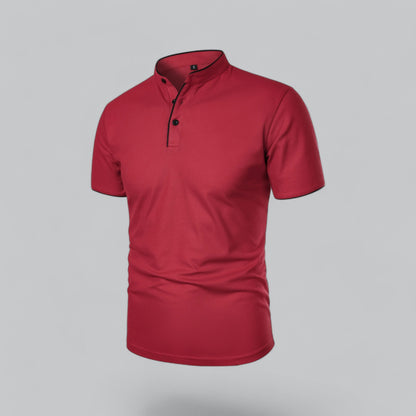 Polo sans col pour hommes – Style classique pour toutes les occasions