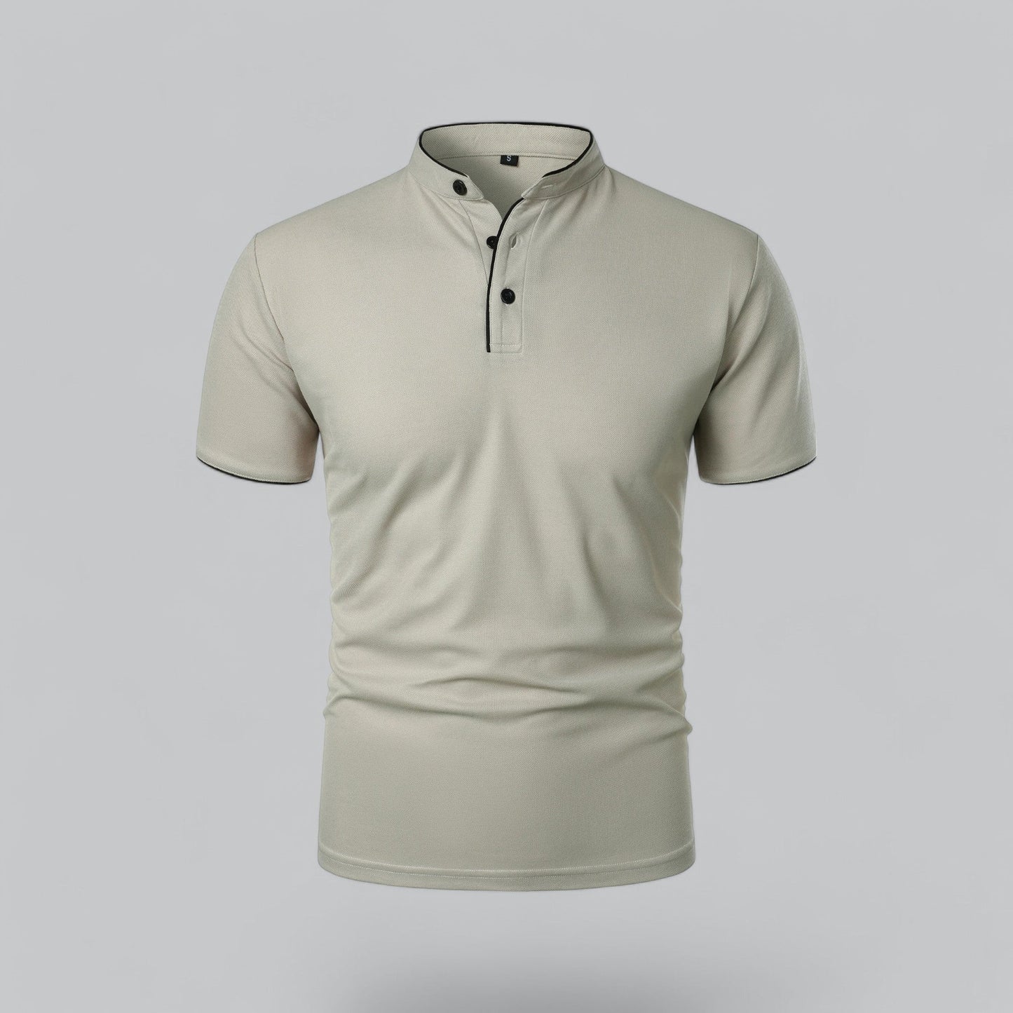 Polo sans col pour hommes – Style classique pour toutes les occasions