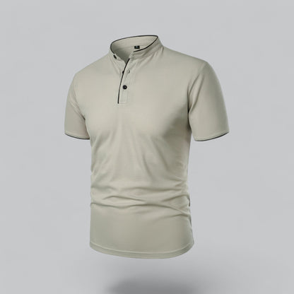 Polo sans col pour hommes – Style classique pour toutes les occasions
