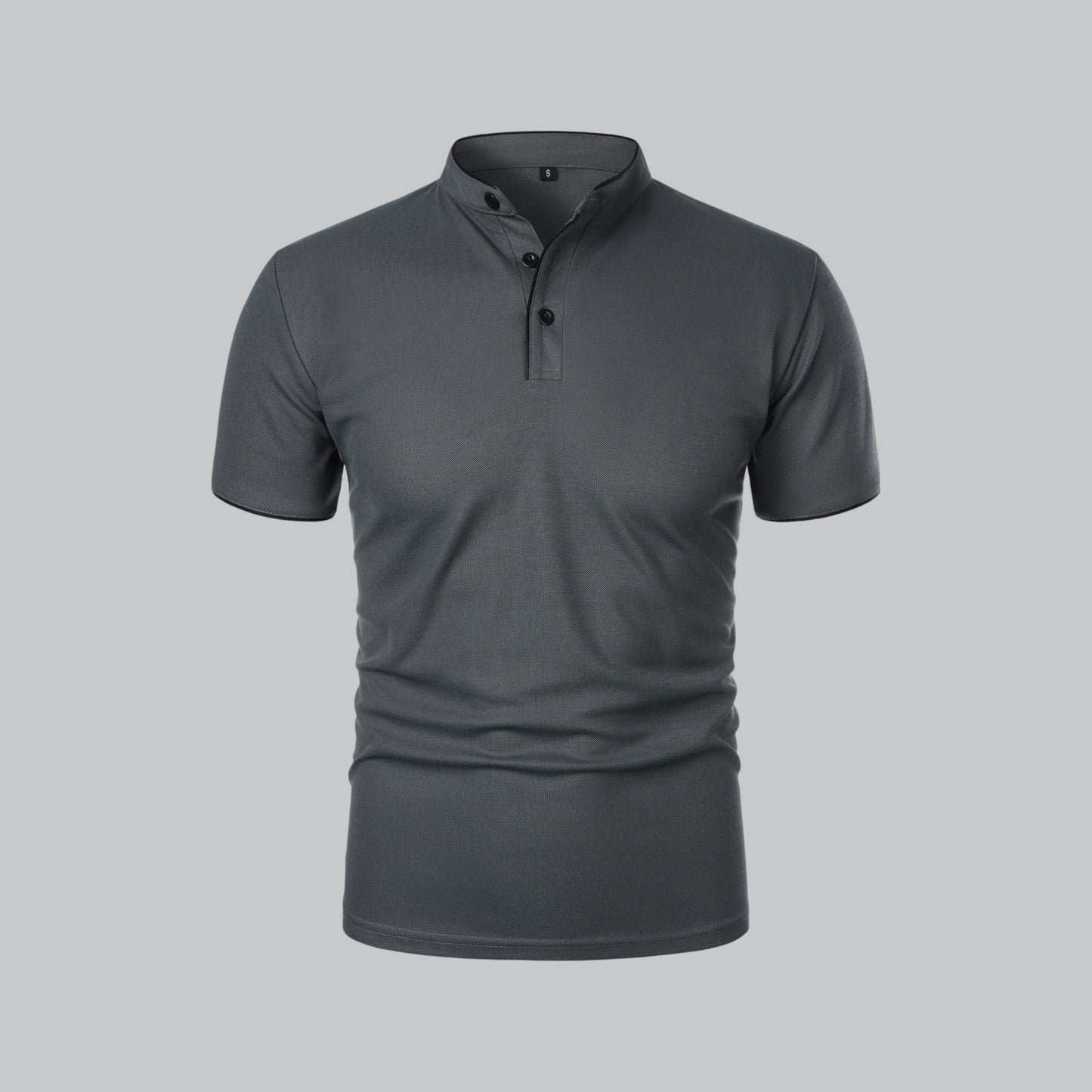 Polo sans col pour hommes – Style classique pour toutes les occasions