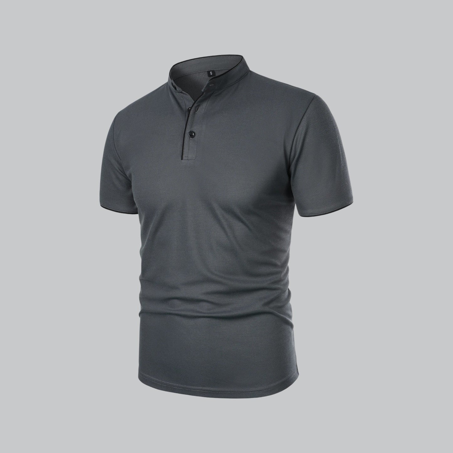 Polo sans col pour hommes – Style classique pour toutes les occasions