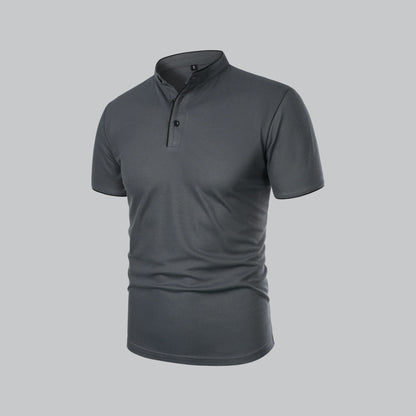Polo sans col pour hommes – Style classique pour toutes les occasions