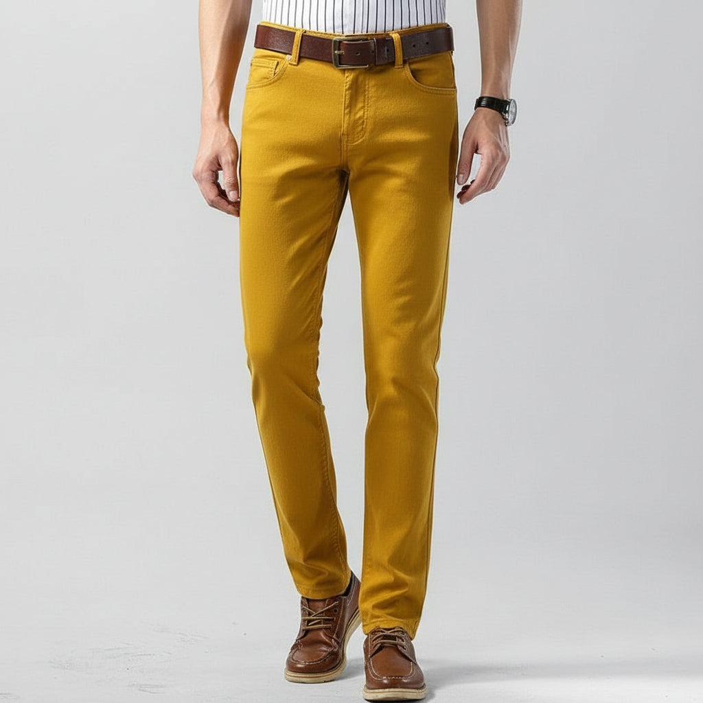 Pantalons Colorés pour Hommes - Idéal pour un Style Smart Casual
