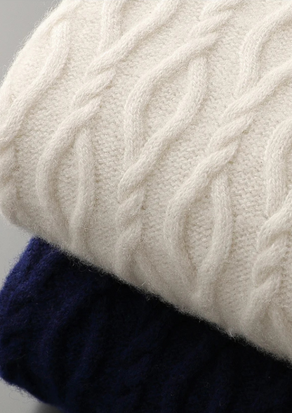 Pull à col rond pour hommes avec bordure rayée pour toutes les occasions