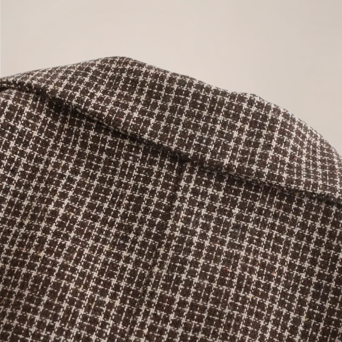 Blazer Ajusté à Carreaux pour Hommes pour Événements Élégants