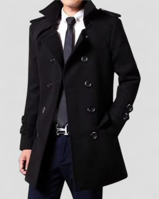 Manteau Trench en Laine pour Hommes pour Occasions Élégantes