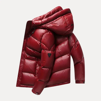Veste à Capuche Matelassée pour Hommes pour les Aventures d'Hiver