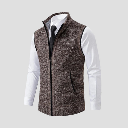Gilet en Tricot pour Hommes - Une Couche Élégante pour Toutes Occasions