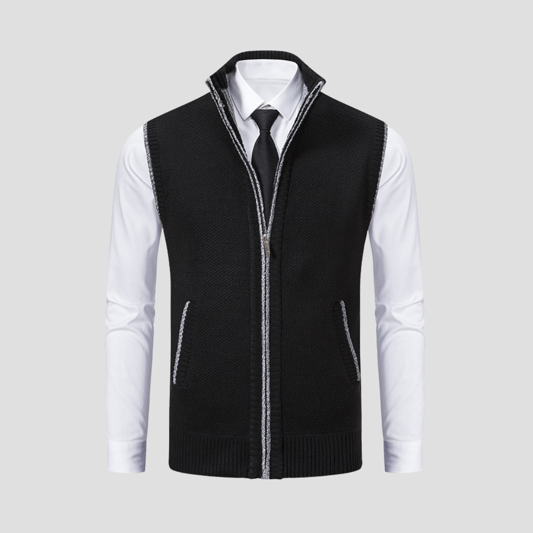 Gilet en Tricot pour Hommes - Une Couche Élégante pour Toutes Occasions