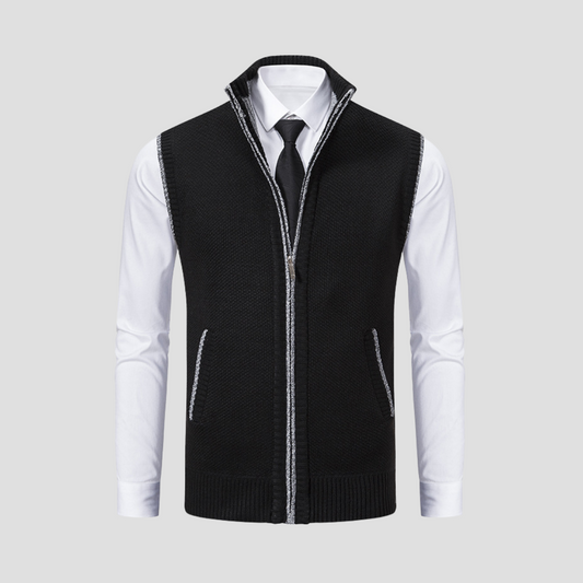 Gilet en Tricot pour Hommes - Une Couche Élégante pour Toutes Occasions