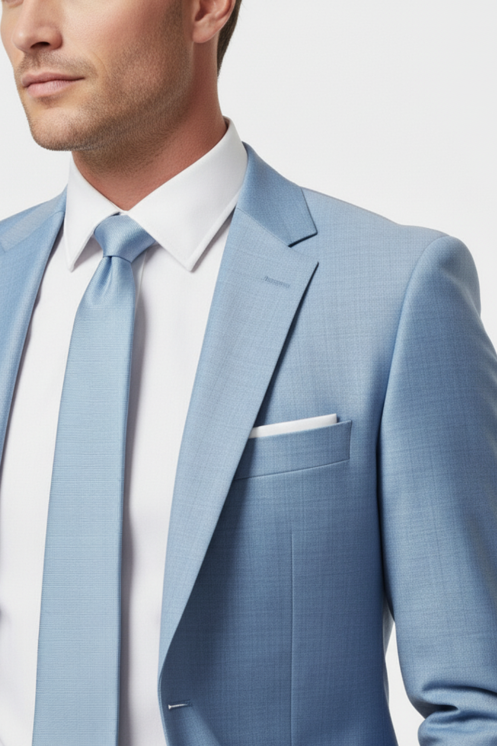 Costume d'été slim fit pour hommes - Ensemble deux pièces élégant