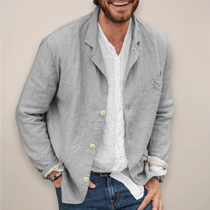 Veste Blazer en Lin pour Hommes – Chic sans Effort pour Toutes les Occasions