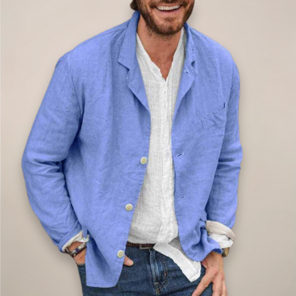 Veste Blazer en Lin pour Hommes – Style Effortless pour Toutes les Occasions