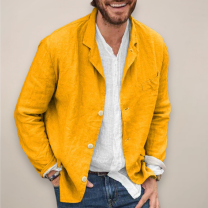Veste Blazer en Lin pour Hommes – Style Effortless pour Toutes les Occasions