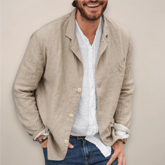 Veste Blazer en Lin pour Hommes – Chic sans Effort pour Toutes les Occasions