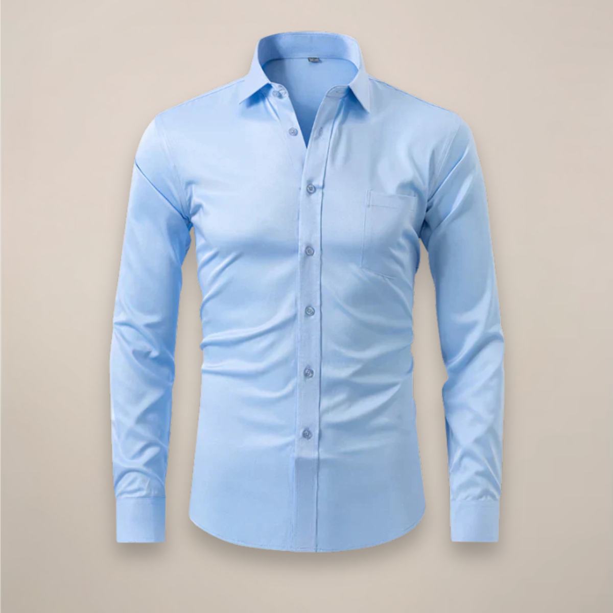 Chemise à Manches Longues pour Hommes – Tissu Anti-Froissement pour Toutes les Occasions