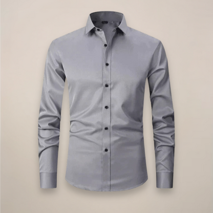 Chemise à Manches Longues pour Hommes – Tissu Anti-Froissement pour Toutes les Occasions