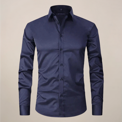 Chemise à Manches Longues pour Hommes – Tissu Anti-Froissement pour Toutes les Occasions