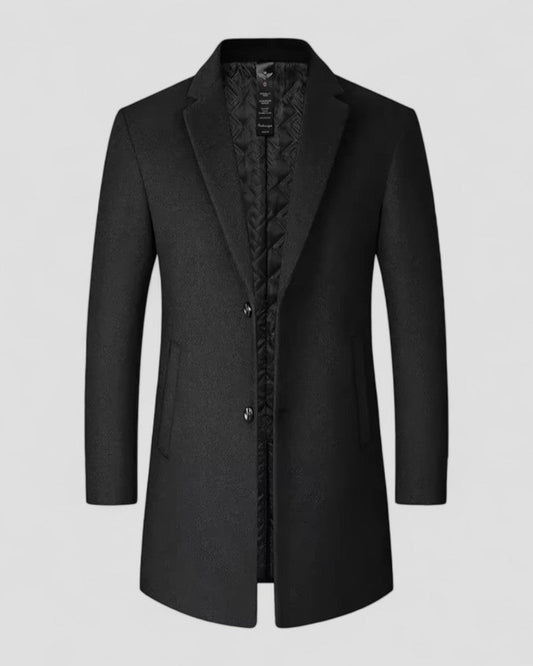 Manteau Trench Long pour Hommes – Manteau d'Hiver Élégant pour Événements Formels