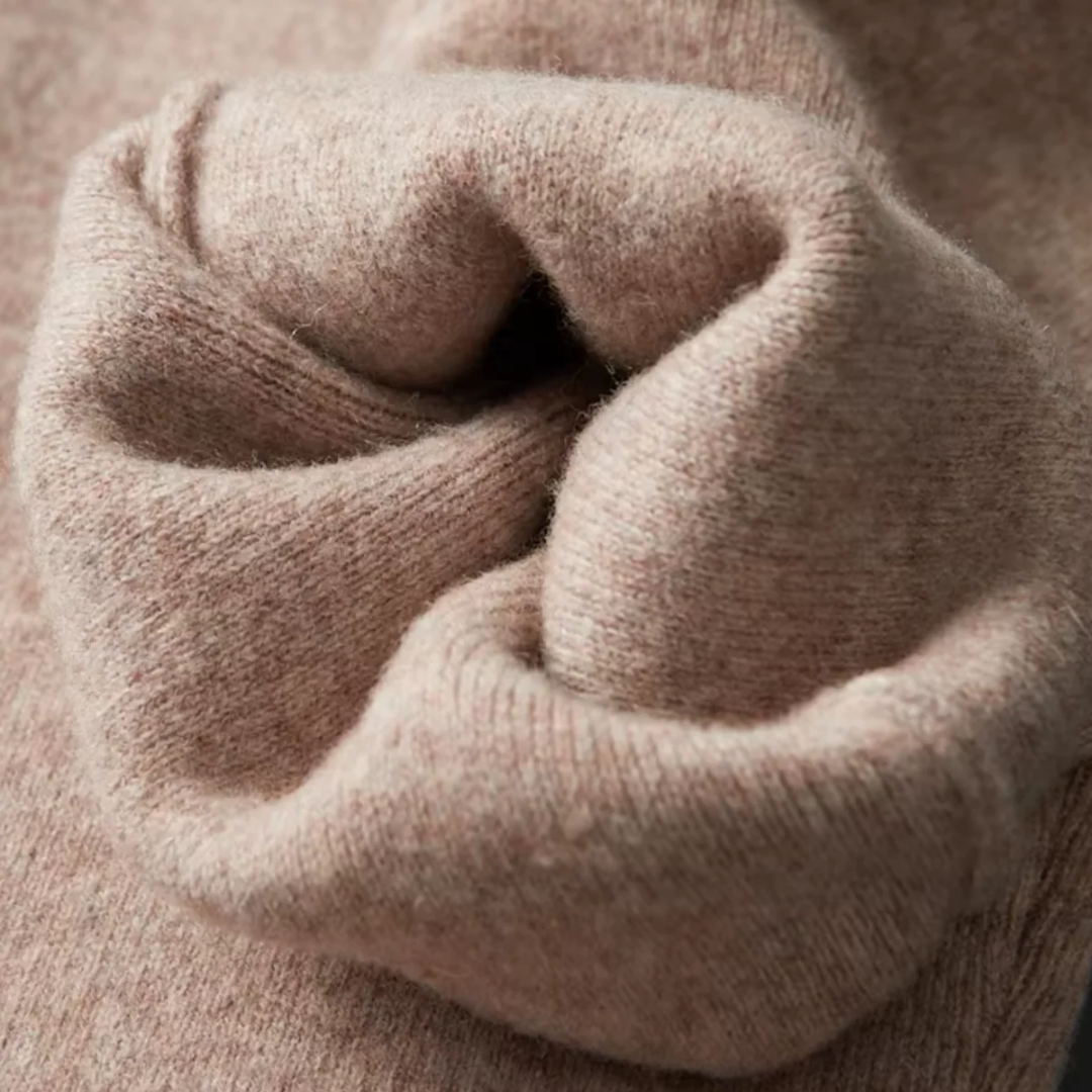 Pull zippé confortable pour homme et pantalon à cordon pour un style décontracté