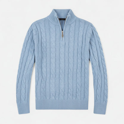 Pull pour homme à ouverture frontale avec détails de couture – Idéal pour le superposition