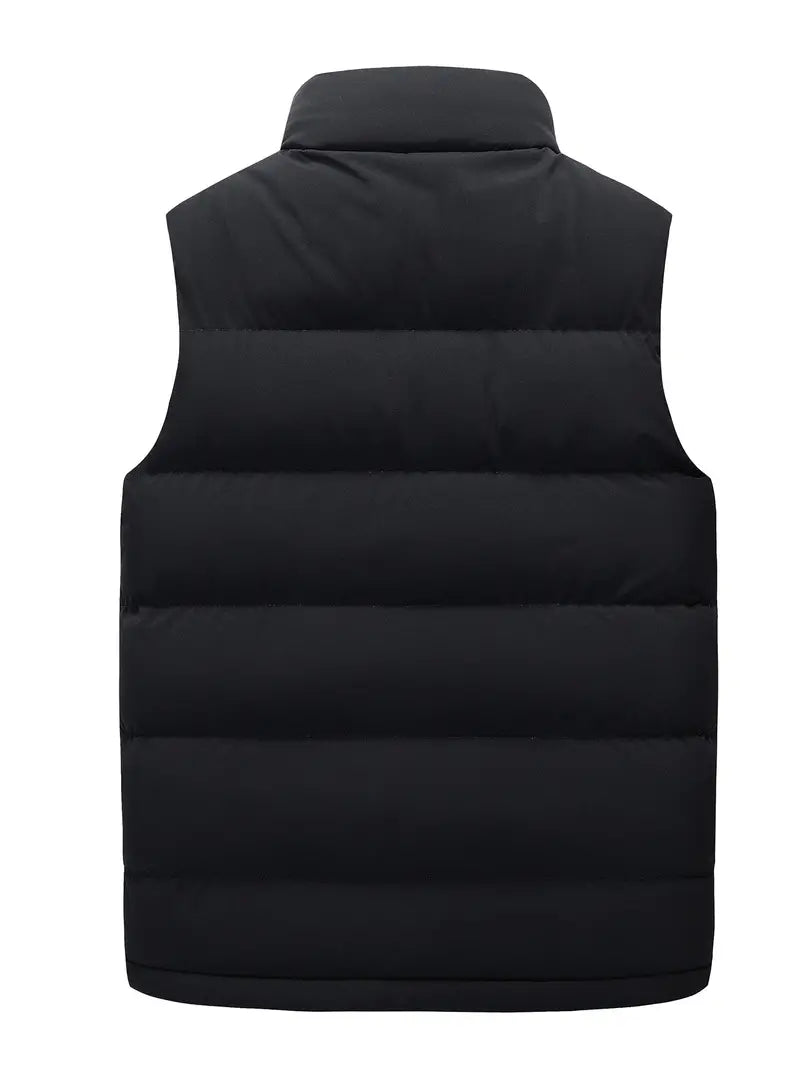 Gilet Zippé Isolé pour Hommes pour un Style Décontracté Chic