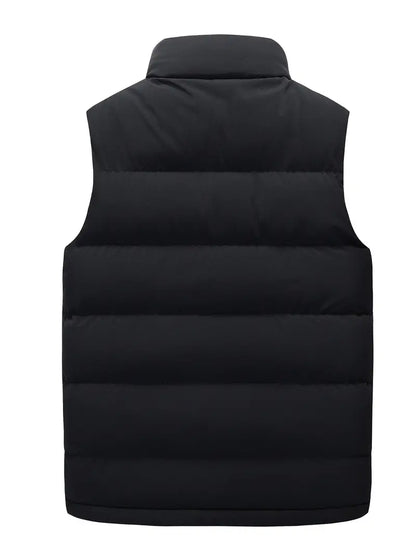 Gilet Zippé Isolé pour Hommes pour un Style Décontracté Chic