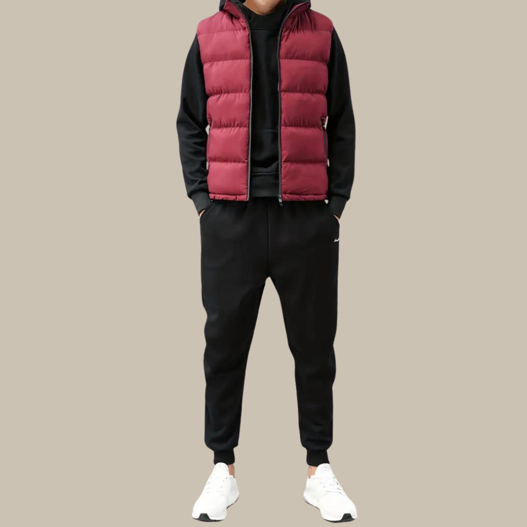 Gilet Zippé Isolé pour Hommes pour un Style Décontracté Chic