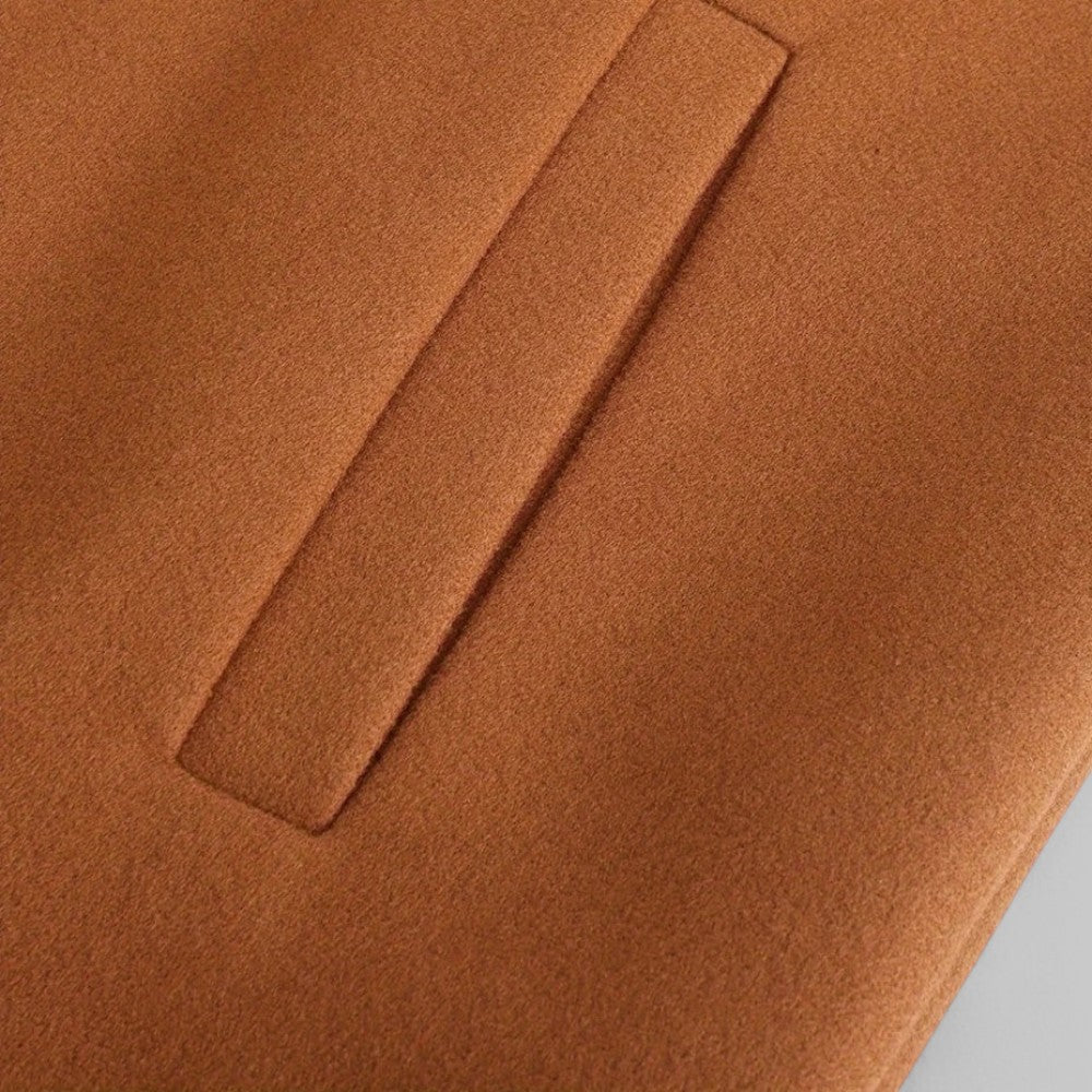 Manteau d'hiver minimaliste pour homme, avec boutons, pour un style smart casual