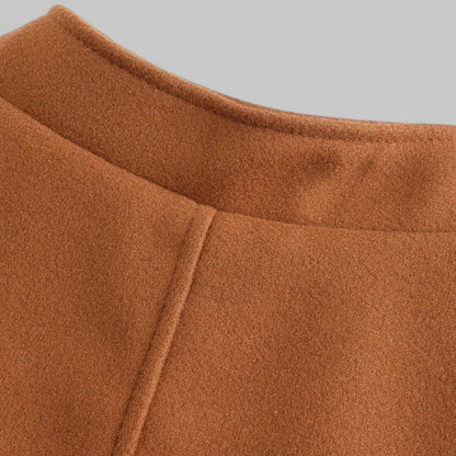 Manteau d'hiver minimaliste pour homme, avec boutons, pour un style smart casual