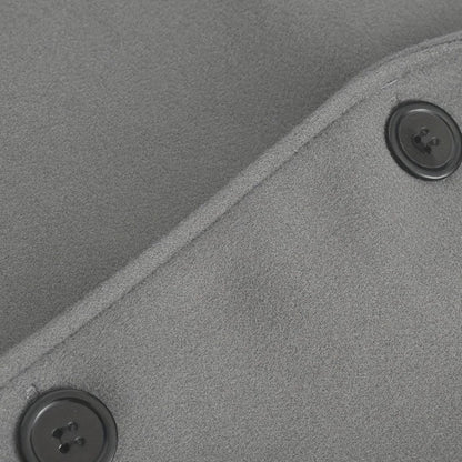 Manteau d'hiver minimaliste pour homme, avec boutons, pour un style smart casual