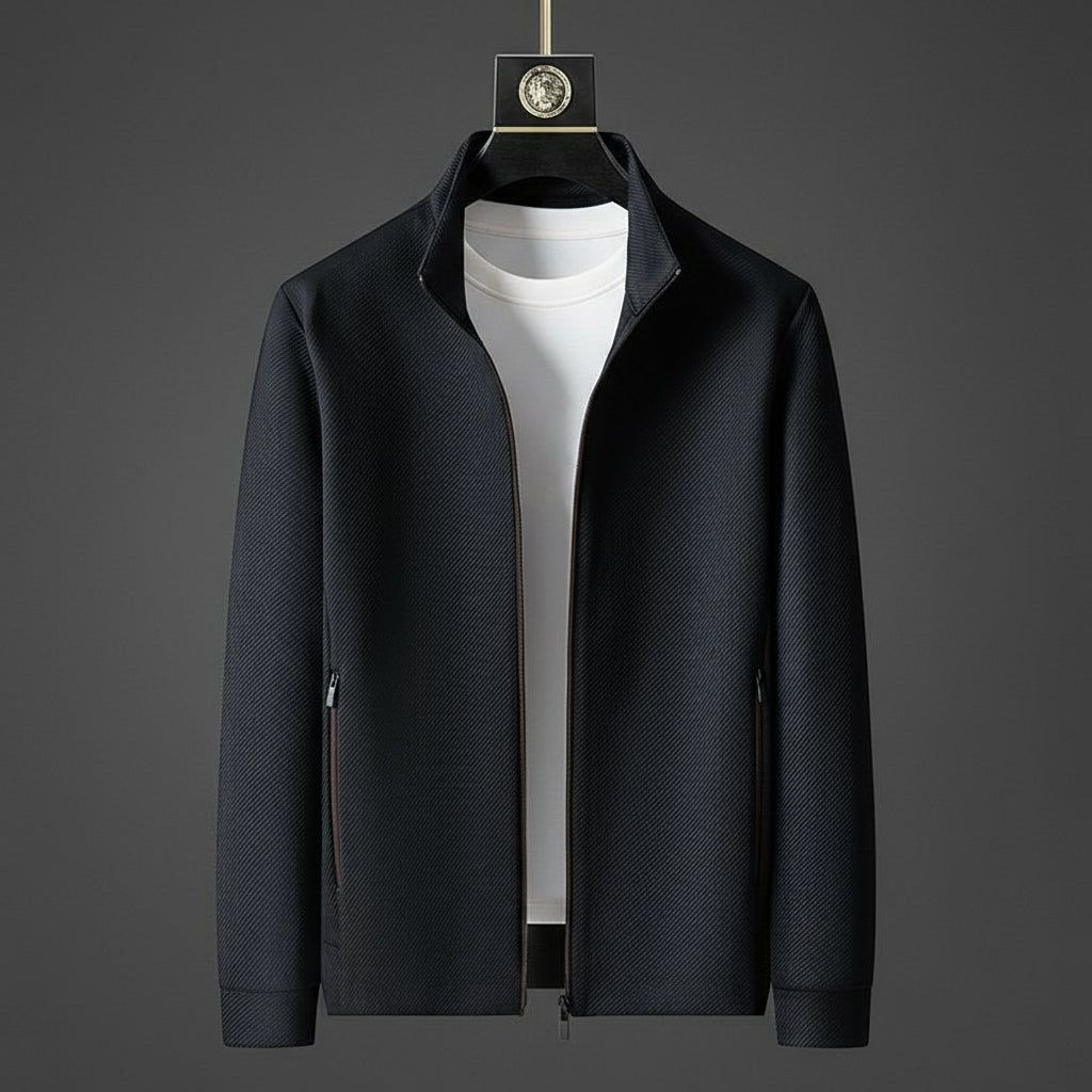 Veste zippée pour homme et joggers fuselés pour un style décontracté au quotidien