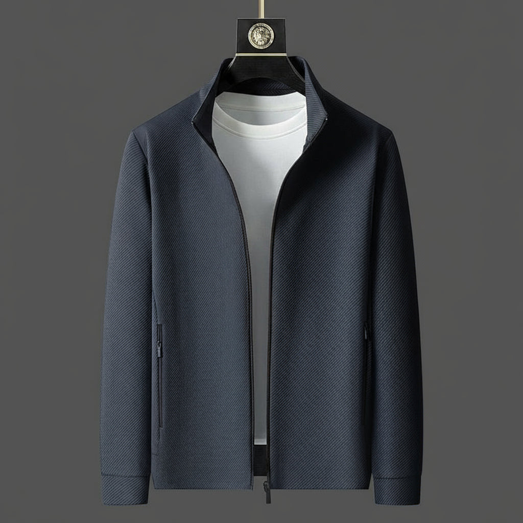 Veste zippée pour homme et joggers fuselés pour un style décontracté au quotidien