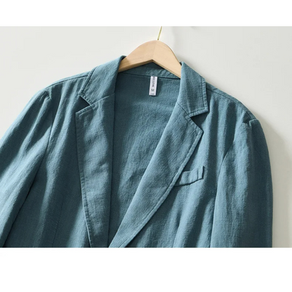 Blazer en Lin pour Hommes pour Événements Décontractés-Chic