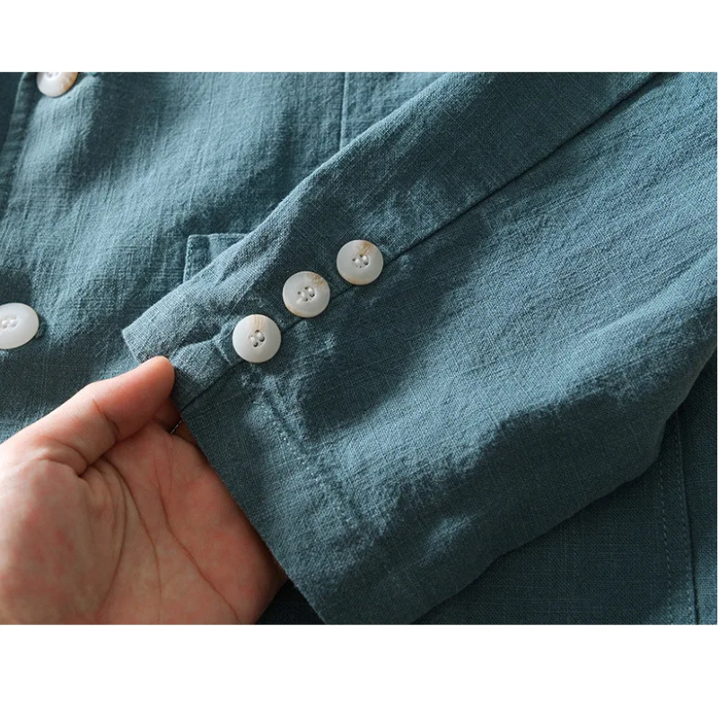Blazer en Lin pour Hommes pour Événements Décontractés-Chic