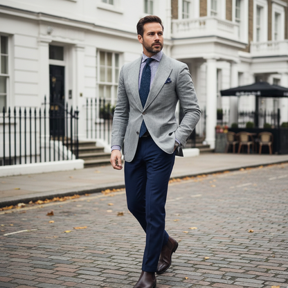 Blazer Ajusté pour Hommes pour Événements Smart-Casual