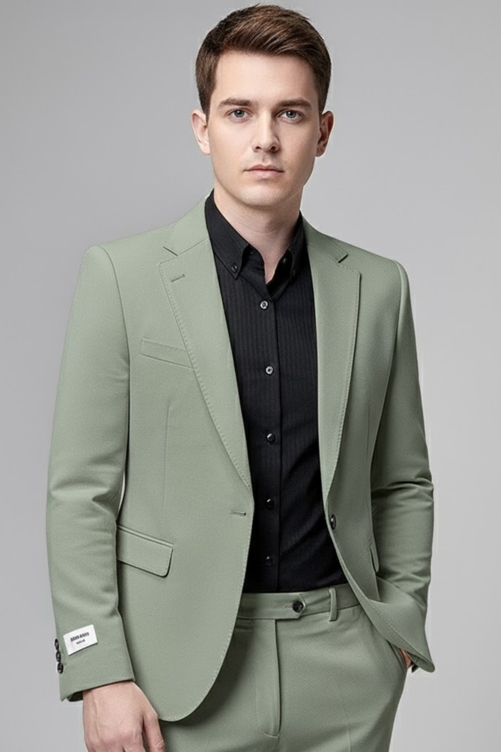 Costume d'affaires ajusté pour hommes - Style coréen contemporain pour événements formels et décontractés