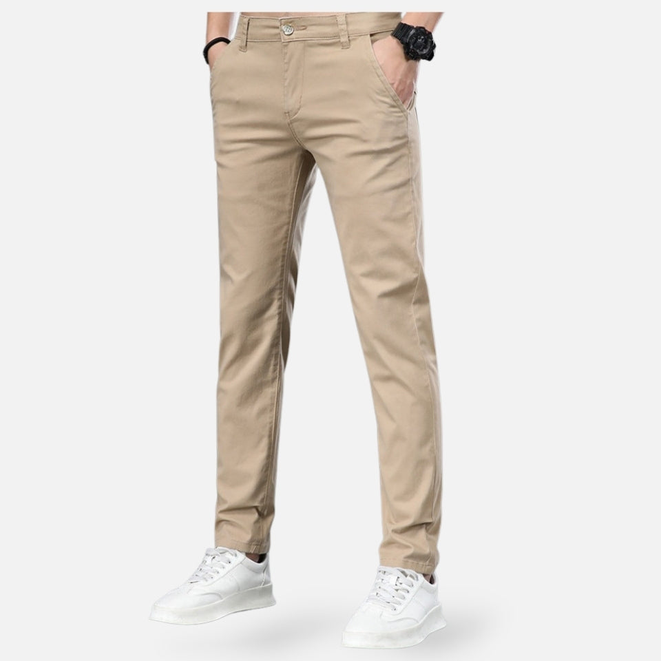Pantalons de costume ajustés pour hommes pour le bureau et les événements