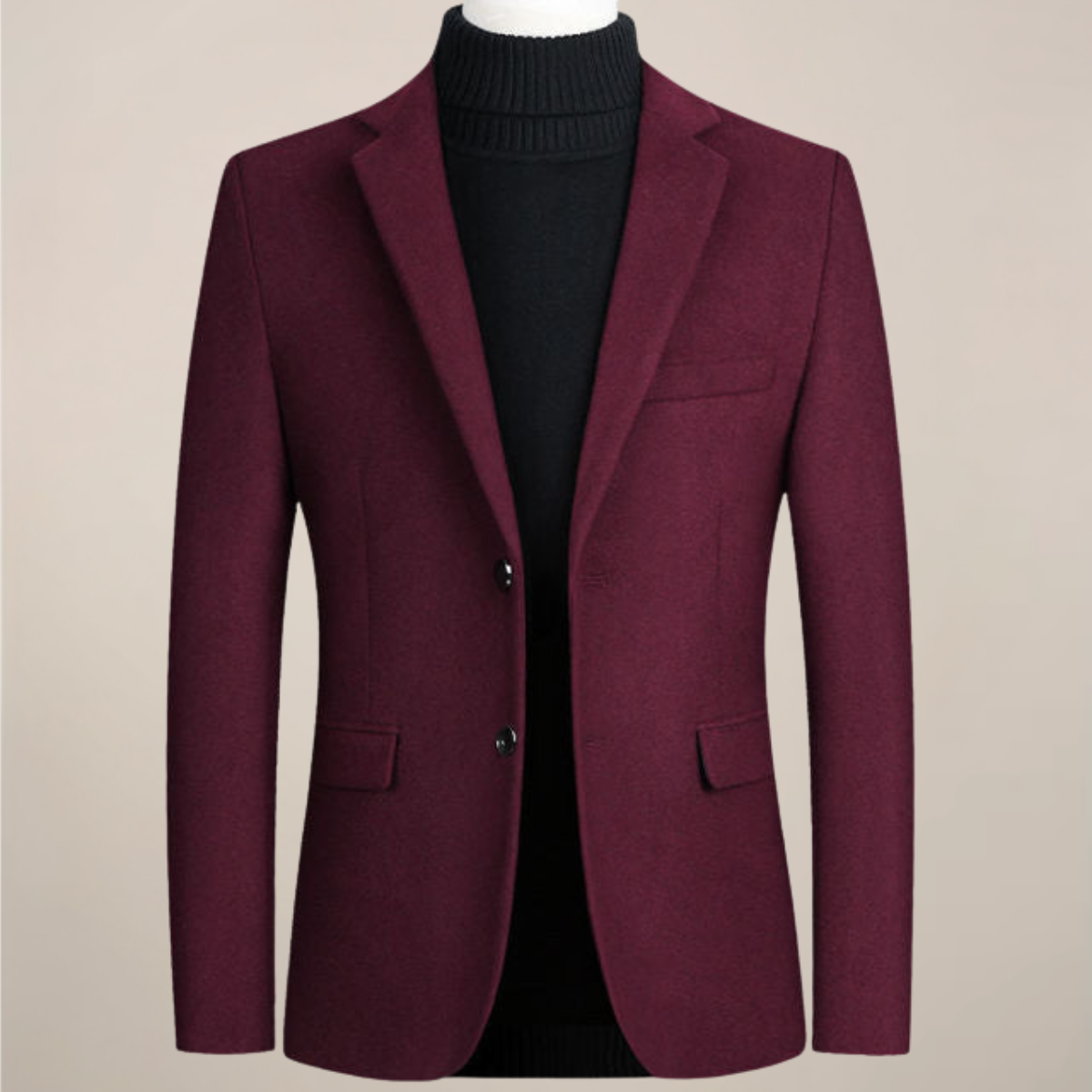 Blazer Smart Casual pour Hommes – Veste Élégante à Deux Boutons pour Toutes les Occasions