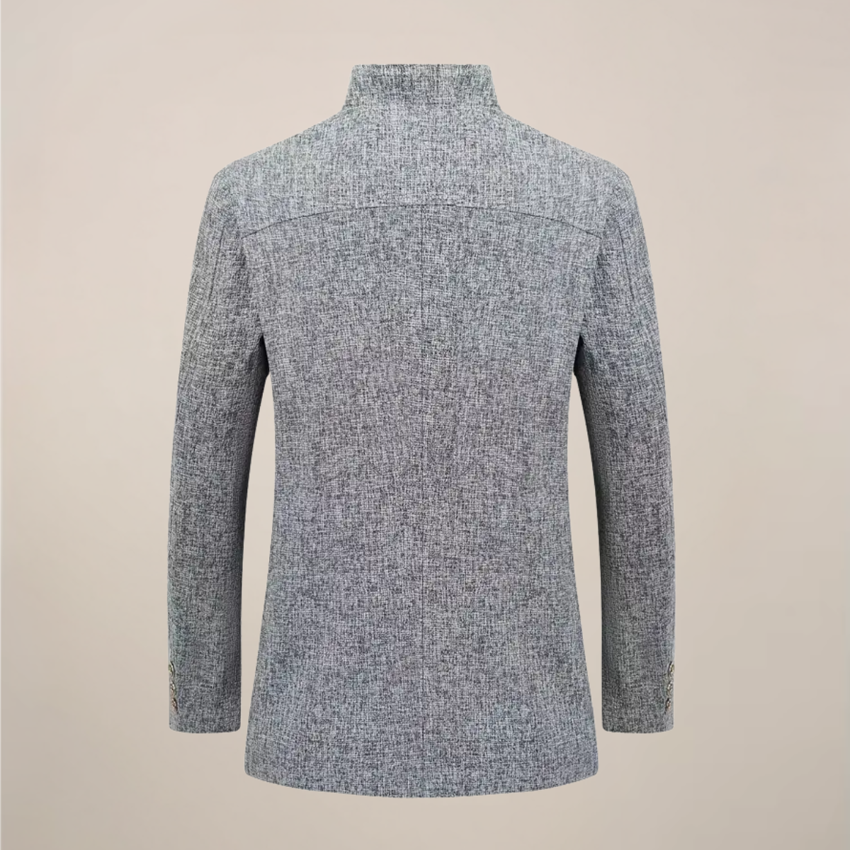 Veste pour Homme à Col Montant – Design Élégant à Un Bouton pour Toutes les Occasions