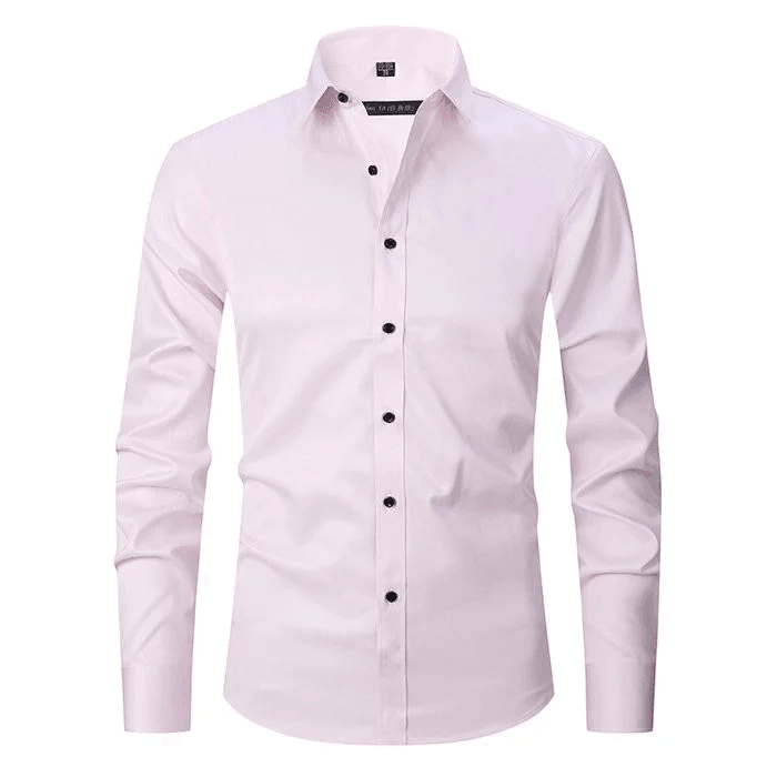 Chemise de Costume en Coton Flexible pour Hommes à Porter au Bureau