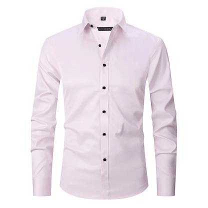 Chemise de Costume en Coton Flexible pour Hommes à Porter au Bureau