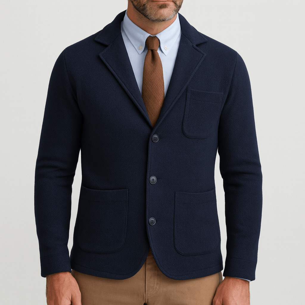 Blazer Classique pour Hommes - Design Élégant à Un Bouton pour Toutes les Occasions
